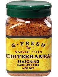 G-Fresh Mediterranean Seasoning Gluten & MSG Free 140g