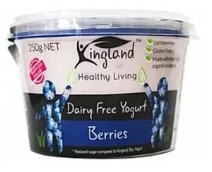 Kingland Dairy Free Yoghurt Berries 250g