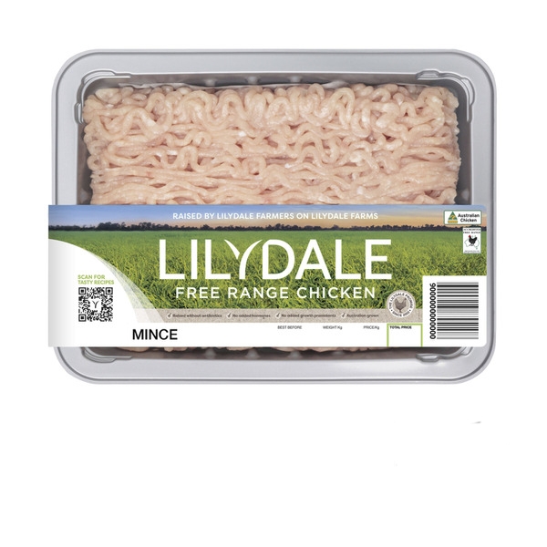 Lilydale Free Range Chicken Mince 500g