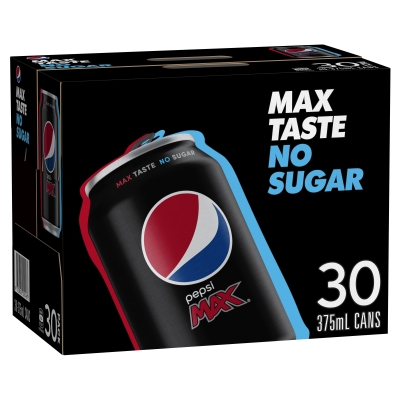 Pepsi Max 30 x 375ml Cans