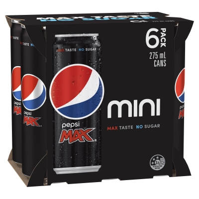 Pepsi Max 6 x 275ml