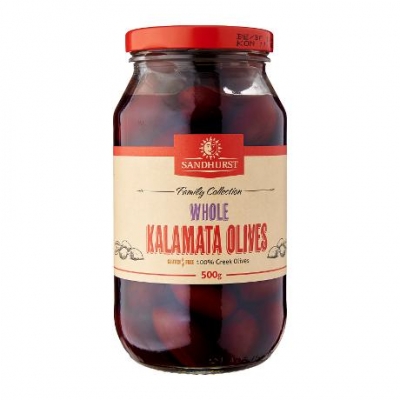 Sandhurst Whole Olives Kalamata 500g