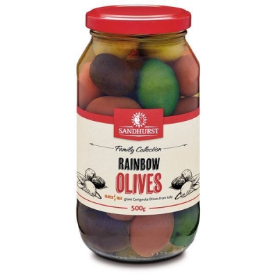 Sandhurst Rainbow Olives 500g