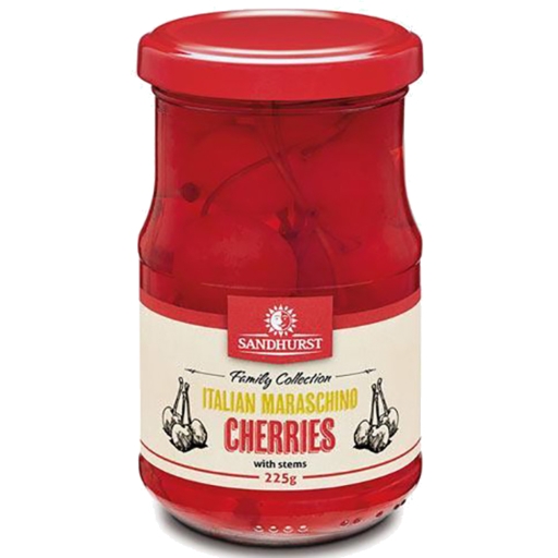 Sandhurst Maraschino Cherries 240g