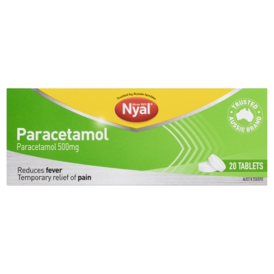 Nyal Paracetamol Tablets 20 Pack