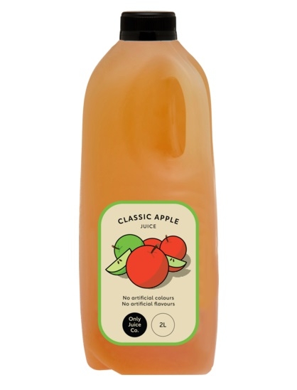 Only Juice Co Classic Apple 2lt