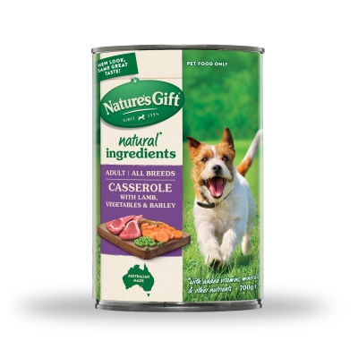 Nature's Gift Dog Food Lamb Vegetables & Barley 700g