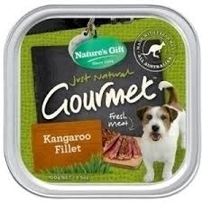 Nature's Gift Dog Food Loaf Kangaroo Fillet 100g