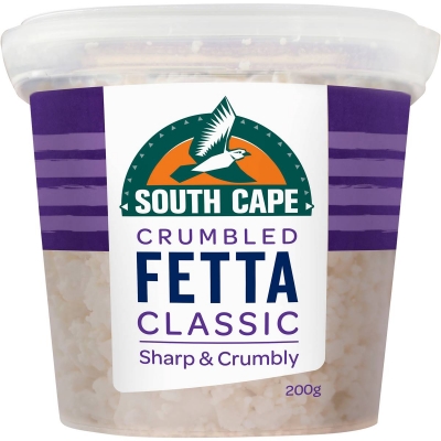 South Cape Fetta Crumbled 200g