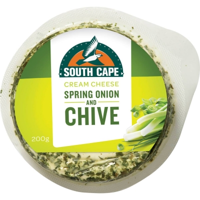 South Cape Cream Cheese Spring Onion & Chive 200g