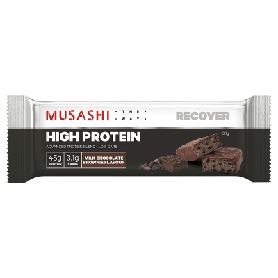 Musashi High Protein Bar Chocolate Brownie 90g