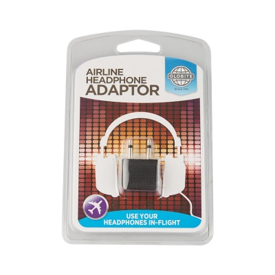 Airline Headphone Adaptor White