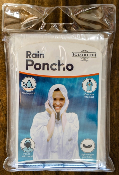 Globite Rain Poncho Clear