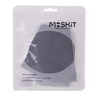 MaskIt Reusable Face Mask Classic Black Each