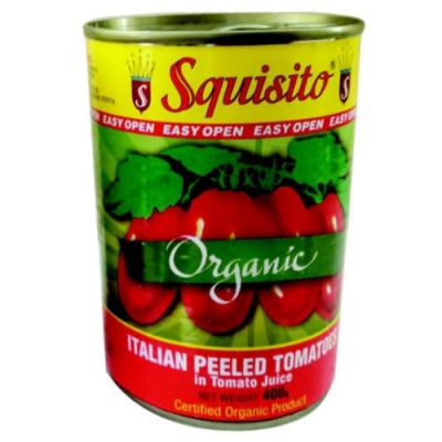 Squisto Organic Peeled Tomatoes 400g