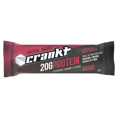 Crankt Bar Protein + Rasberry Coconut 60g