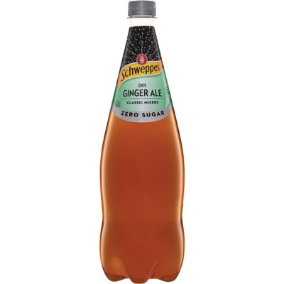 Schweppes Dry Ginger Ale Zero Sugar 1.1lt