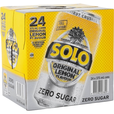 Solo Zero Sugar Cube 24 x 375ml