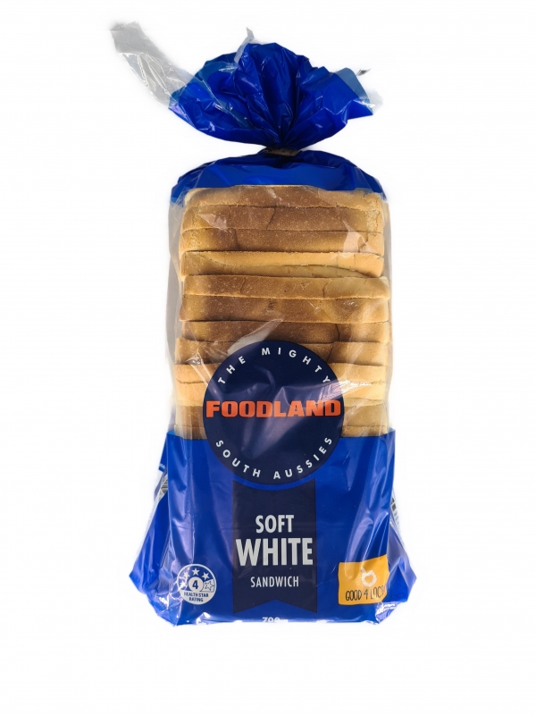 Foodland Soft White Sandwich Loaf 700g