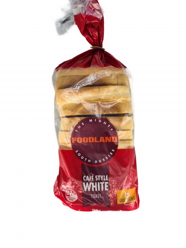 Foodland Soft White Cafe Style Toast Bread 700g