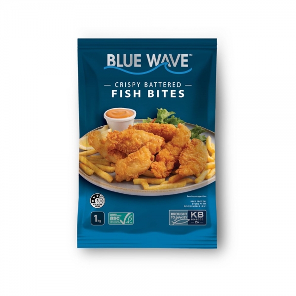 Blue Wave Crispy Battered Fish Bites 1kg