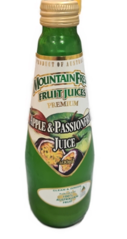 Mountain Fresh Apple & Passionfruit Juice 400ml