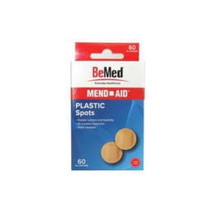 Mend Aid Plastic Spots 60 Pack