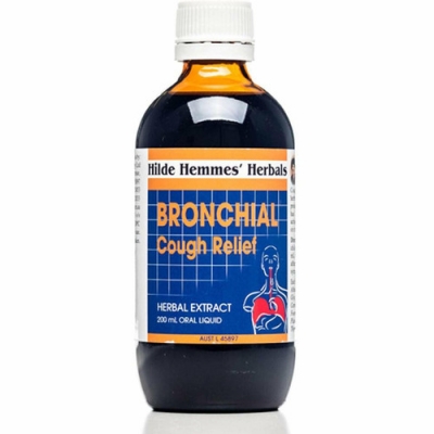 Hilde Hemmes' Herbals Bronchial Cough Relief Herbal Extract 200m (Wellbeing)l