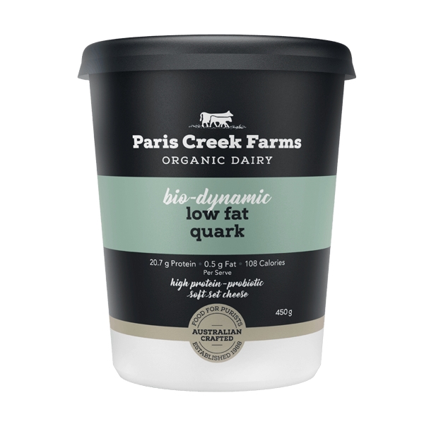 Paris Creek Farms Organic Bio Dynamic Low Fat German Style Quark 450g