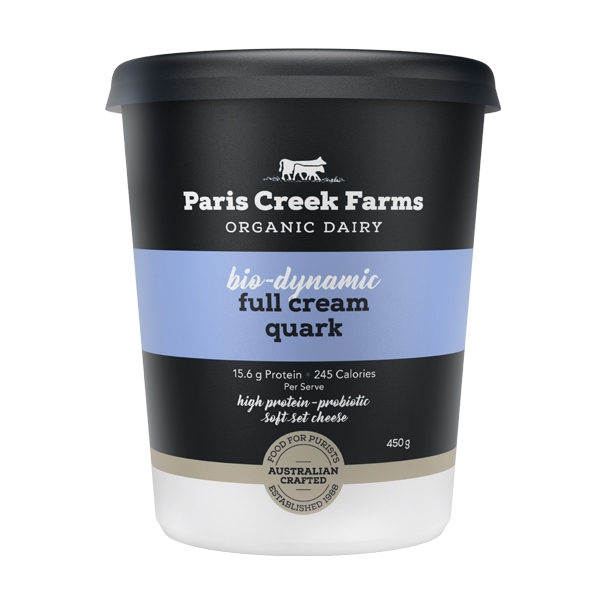 Paris Creek Farms Organic Bio Dynamic Full Cream Quark 450g