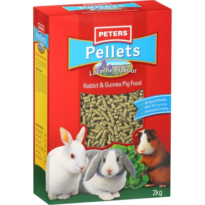 Peters Rabbit & Guinea Pig Pellets Lucerne 2kg