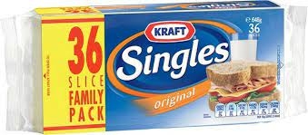 Kraft Cheese Singles Original 36 Pack 648g