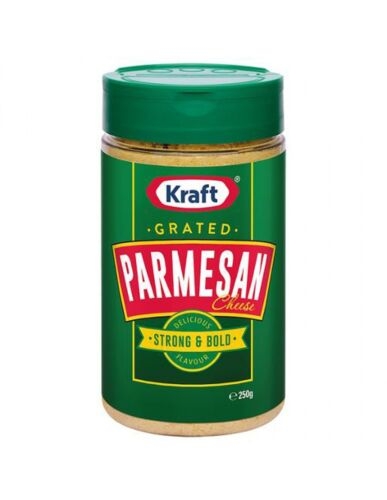 Kraft Cheese Parmesan Grated Long Life 250g