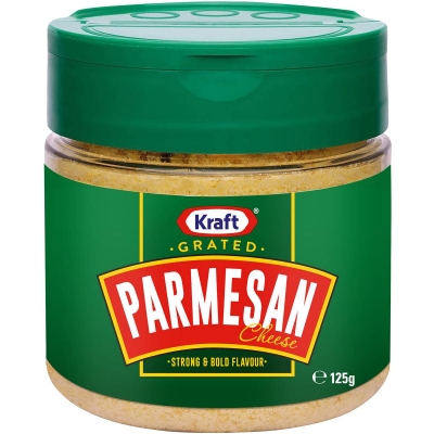 Kraft Cheese Parmesan Grated Long Life 125g