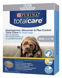 Purina Totalcare Allwormer & Flea Control Large Dog