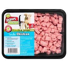 Paws Fresh Tender Chicken Diced 600g