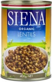 Siena Organic Lentils 400g