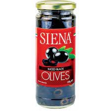 Siena Black Sliced Olives 440g