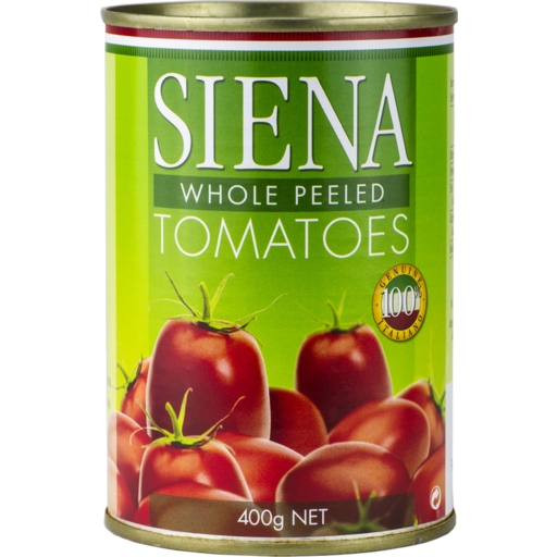 Siena Whole Peeled Tomatoes 400g