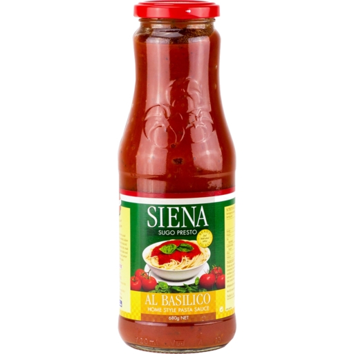 Siena Sugo Presto Basil 680g