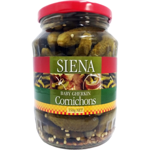 Siena Baby Gherkin Cornichons 350g