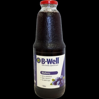 B-Well 100% Blueberry Juice 1lt