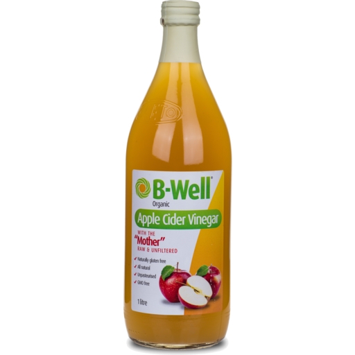 B-Well Organic Apple Cider Vinegar Mother 1lt