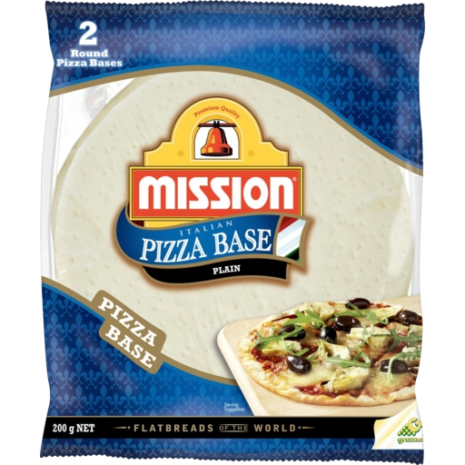 Mission Pizza Base Plain 2 Pack 200g