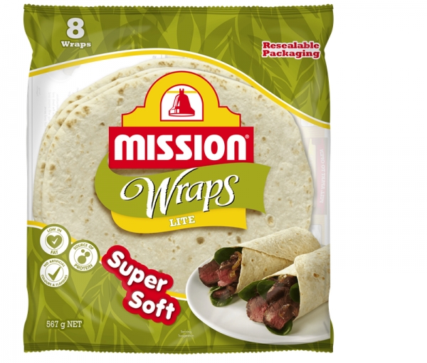 Mission Wraps Lite 8 Pack 567g