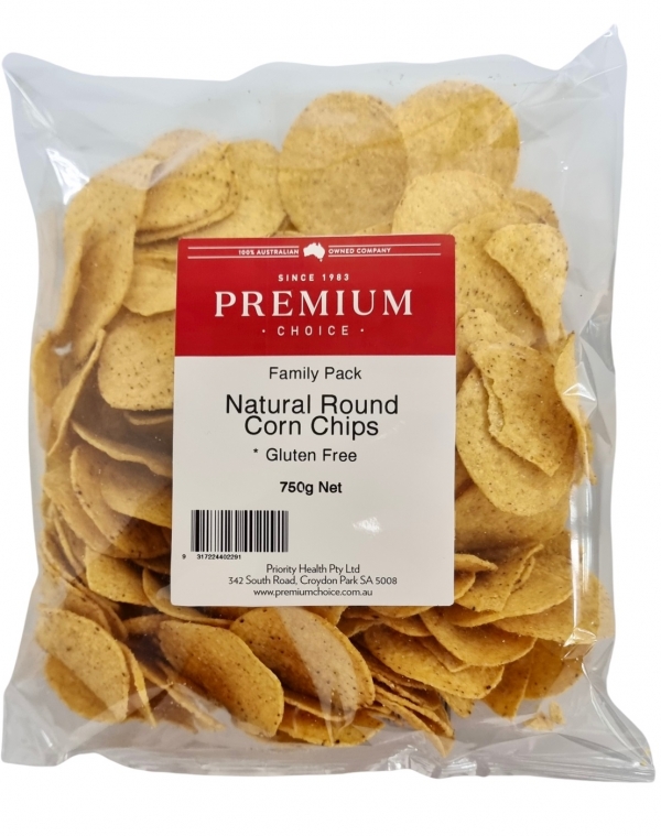 Premium Choice Natural Corn Chips Family Pack 750g