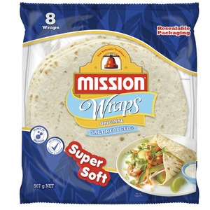 Mission Wraps Reduced Sodium 567g