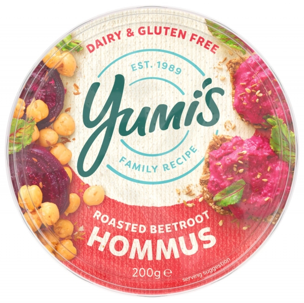 Yumi's Dip Roasted Beetrot Hommus 200g