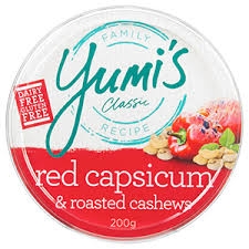 Yumi's Dip Spicy Capsicum & Cashew 200g