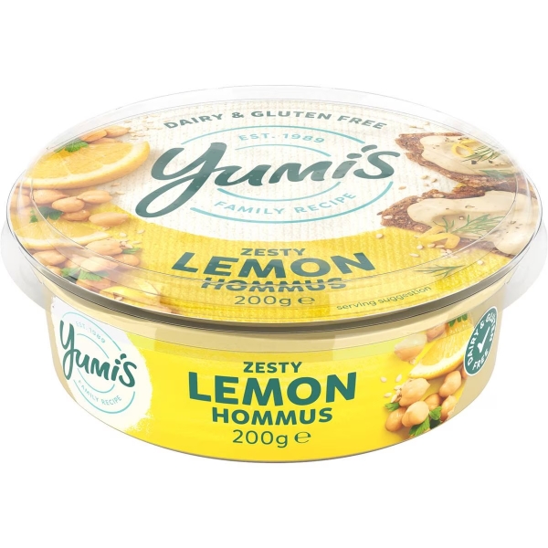 Yumi's Dip Zesty Lemon Hommus 200g